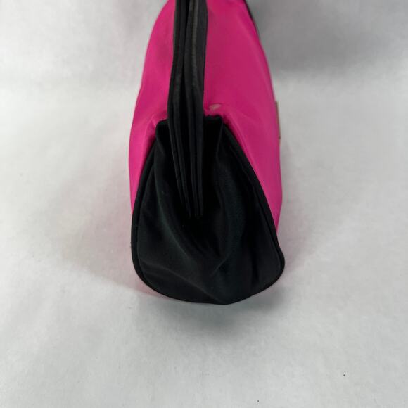 PRADA Candy Pink Satin Clutch - Picture 2 of 9